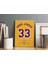 Kareem AbdulJabbar Forma 40 x 55 cm Nba Los Angeles Lakers Jersey Kanvas Tablo 4