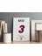 Dwyane Wade Forma 40 x 55 cm Nba Miami Heat Jersey Kanvas Tablo 4