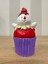 Cupcake Kardan Adam Polyester Obje 1