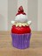 Cupcake Kardan Adam Polyester Obje 2