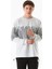 Baskılı Bisiklet Yaka Sweatshirt 1