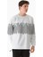 Baskılı Bisiklet Yaka Sweatshirt 2