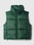 Kadın Yeşil Gap Logo Geri Dönüştürülmüş Crop Puffer Şişme Yelek 2