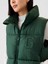 Kadın Yeşil Gap Logo Geri Dönüştürülmüş Crop Puffer Şişme Yelek 3