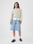 Kız Çocuk Gri Gap Logo Sweatshirt 4