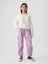 Kız Çocuk Pembe Pull-On Paraşüt Kargo Pantolon 1