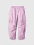 Kız Çocuk Pembe Pull-On Paraşüt Kargo Pantolon 2