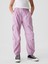 Kız Çocuk Pembe Pull-On Paraşüt Kargo Pantolon 5