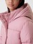 Kız Çocuk Pembe Geri Dönüştürülmüş Heavyweight Primaloft® Puffer Şişme Mont 3