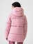 Kız Çocuk Pembe Geri Dönüştürülmüş Heavyweight Primaloft® Puffer Şişme Mont 5