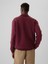 Erkek Bordo Gap Logo Vintage Soft Fermuarlı Pullover Sweatshirt 5