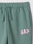 Kız Çocuk Yeşil Gap Logo Jogger Slouchy Fleece Eşofman Altı 4