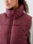 Kadın Bordo Gap Logo Geri Dönüştürülmüş Crop Puffer Şişme Yelek 3