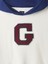 Erkek Kırık Beyaz Gap Logo Colorblock Varsity Sweatshirt 3