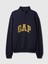 Erkek Lacivert Gap Logo Heavyweight Pullover Sweatshirt 2