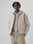 Erkek Bej Gap Logo Coldcontrol Puffer Şişme Yelek 1