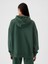 Kadın Koyu Yeşil Vintage Soft Oversize Tunik Sweatshirt 5