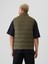 Erkek Haki Gap Logo Coldcontrol Puffer Şişme Yelek 5