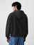 Erkek Siyah Gap Logo Heavyweight Fermuarlı Sweatshirt 5
