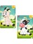 Ahşap Puzzle 6'lı Set Hayvalar Eğitici Yapboz Puzzle Set 4 (12 Parça) 2