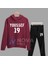 Yusuf En-Nesyri Sırt Yazı Forma Baskılı Unisex Kapüşonlu Beyaz Kışlık Sweatshirt Eşofman Takımı 2