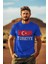Türkiye Milli Takım Baskılı Futbol Forma Siyah Tişört Kadın Erkek T-Shirt 1