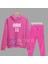 Biy Store Dirk Kuyt Sırt Yazı Forma Baskılı Unisex Kapüşonlu Pembe Kışlık Sweatshirt Eşofman Takımı 1