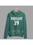 Yusuf En-Nesyri Sırt Yazı Forma Baskılı Unisex Kapüşonlu Siyah Kışlık Sweatshirt 2