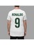Fenomen Ronaldo Yazılı Futbol Baskılı Forma Siyah Tişört Kadın Erkek Unisex T-Shirt 1