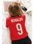 Fenomen Ronaldo Yazılı Futbol Baskılı Forma Siyah Tişört Kadın Erkek Unisex T-Shirt 1