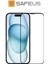 iPhone 15 Plus Tam Kaplayan Toz Filtreli Ekran Koruyucu Cam 1