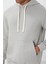 Taş Pamuklu Kalın Içi Tüylü Yumuşak Dokulu Comfort Fit Nakışlı Erkek Sweatshirt - 88419 2