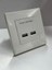 USB Duvar Prizi 2 Port 220 Volt USB Çevirici 2 Li USB Duvar Prizi 2