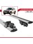 Land Rover Freelander (L314) 1998-2006 Arası İle Uyumlu Hook Model Ara Atkı Tavan Barı Gri 2 Adet 5