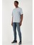 Streç Pamuklu Slim Fit Normal Bel Dar Paça Jeans Erkek Kot Pantolon 1120S02NAPOLI 1