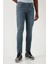 Streç Pamuklu Slim Fit Normal Bel Dar Paça Jeans Erkek Kot Pantolon 1120S02NAPOLI 3