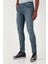 Streç Pamuklu Slim Fit Normal Bel Dar Paça Jeans Erkek Kot Pantolon 1120S02NAPOLI 4