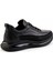 Siyah Napa Hakiki Deri Erkek Sneaker E01347036843 4