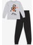 Lcw Kids Bisiklet Yaka Baskılı Uzun Kollu Erkek Çocuk Pijama Takımı 1