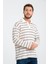 R-5839 Polo Yaka Uzun Kol Çizgili Örme Sweat 2