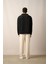 R-5844-1 Yarım Fermuar Garni Detaylı Üç Ip Sweat 5