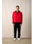 R-5844 Yarım Fermuar Garni Detaylı Kaşe Sweat 1
