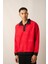 R-5844 Yarım Fermuar Garni Detaylı Kaşe Sweat 3