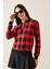 Bordo Ekoseli Bomber Ceket 5KXK2-49026-05 4
