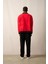 R-5844 Yarım Fermuar Garni Detaylı Kaşe Sweat 5