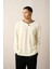 R-5798 Yaka Biye Detaylı Jakarlı Süprem Sweatshırt 3