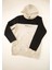 Beyaz Renkli Kapüşonlu Kanguru Cepli Baskılı Sweatshirt 5