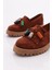 2836 Kadin Püsküllü Loafer Ayakkabi 4
