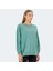 VIKENTI SW Kadın Oversize Sweatshirt Yeşil 3