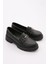 2854 Kadin Metal Aksesuarli Loafer Ayakkabi 2